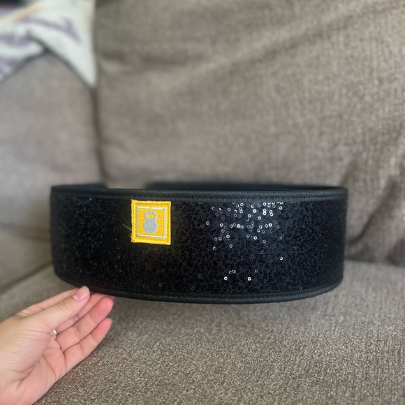 2POOD Lifting Belt- black sequins- size L - Picture 2 of 5